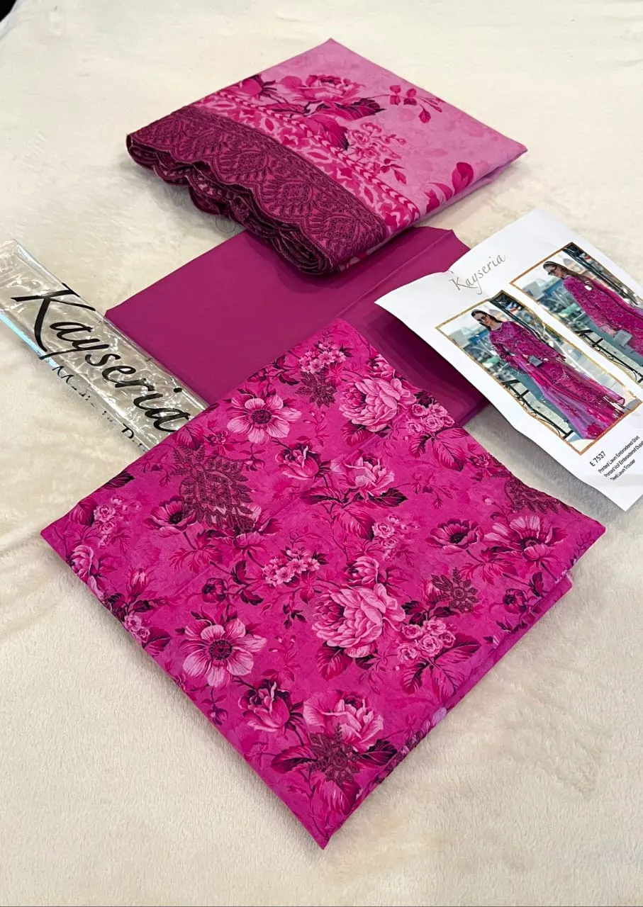 Kayseria Embroidered Lawn Suit 2026 (7)