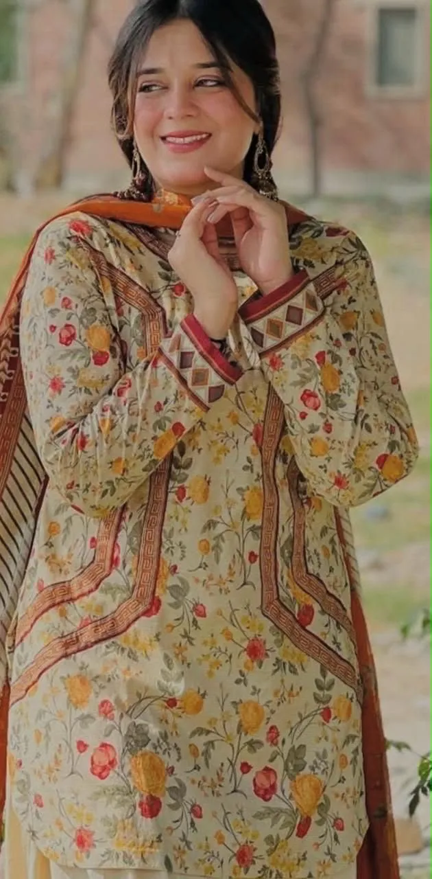 Bin Saeed Printed Lawn Suit 2026 (35)