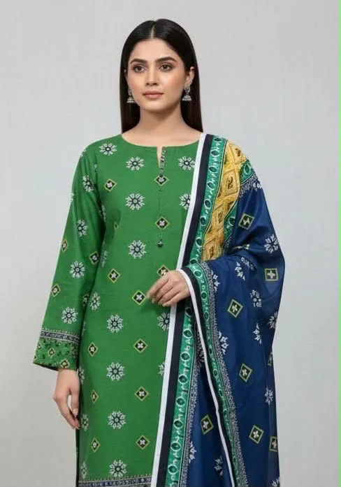 Bin Saeed Printed Lawn Suit 2026 (39)