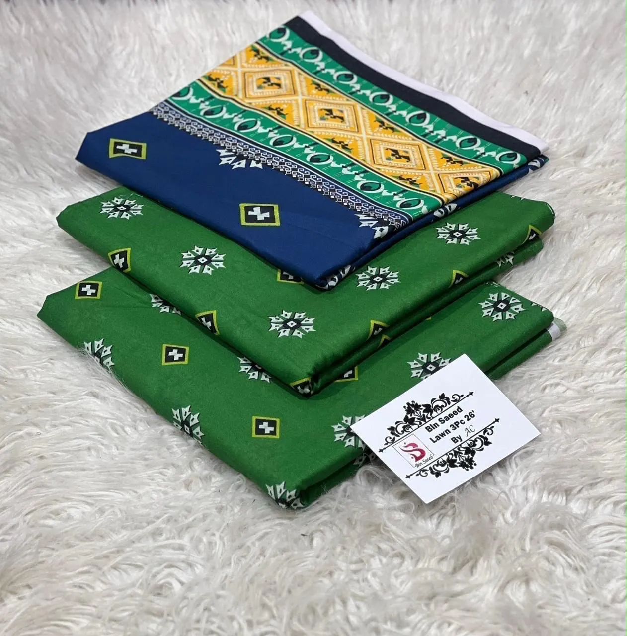 Bin Saeed Printed Lawn Suit 2026 (40)