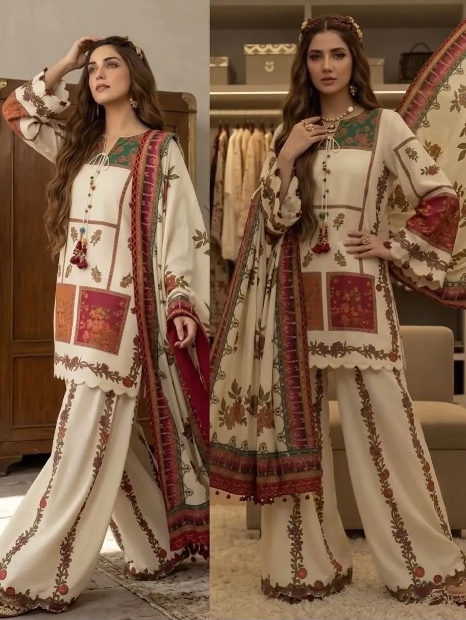 Bin Saeed Printed Lawn Suit 2026 (78)