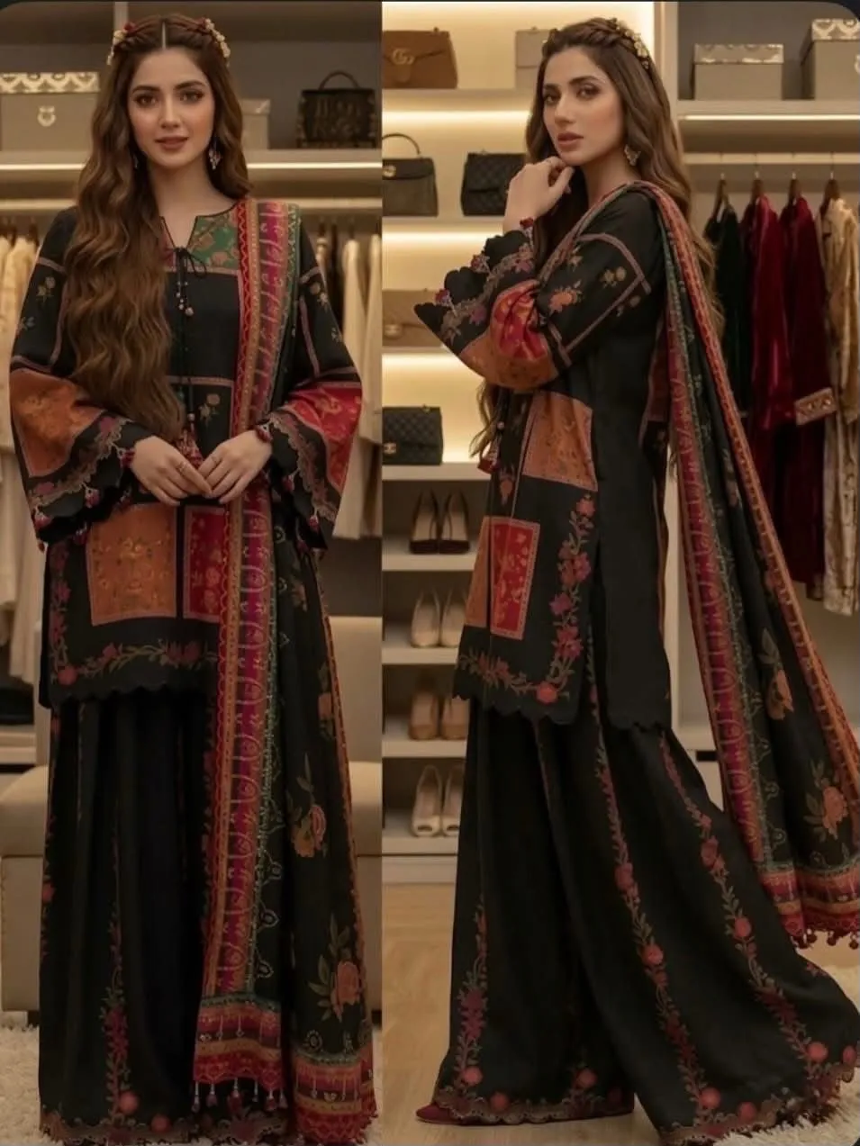 Bin Saeed Printed Lawn Suit 2026 (79)
