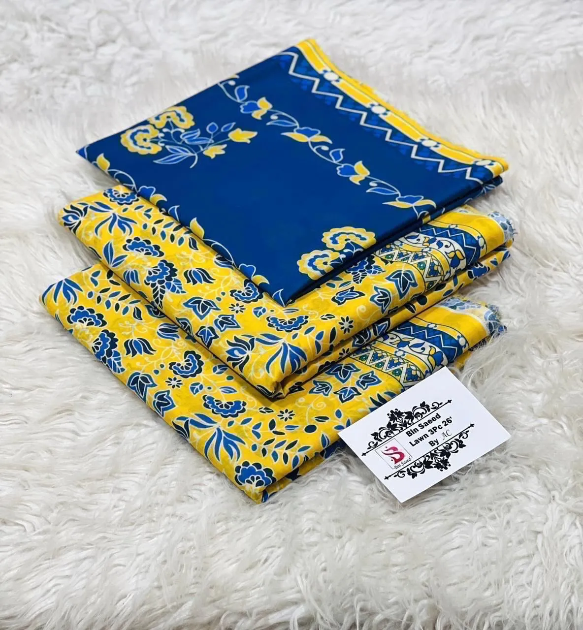 Bin Saeed Printed Lawn Suit 2026 (88)