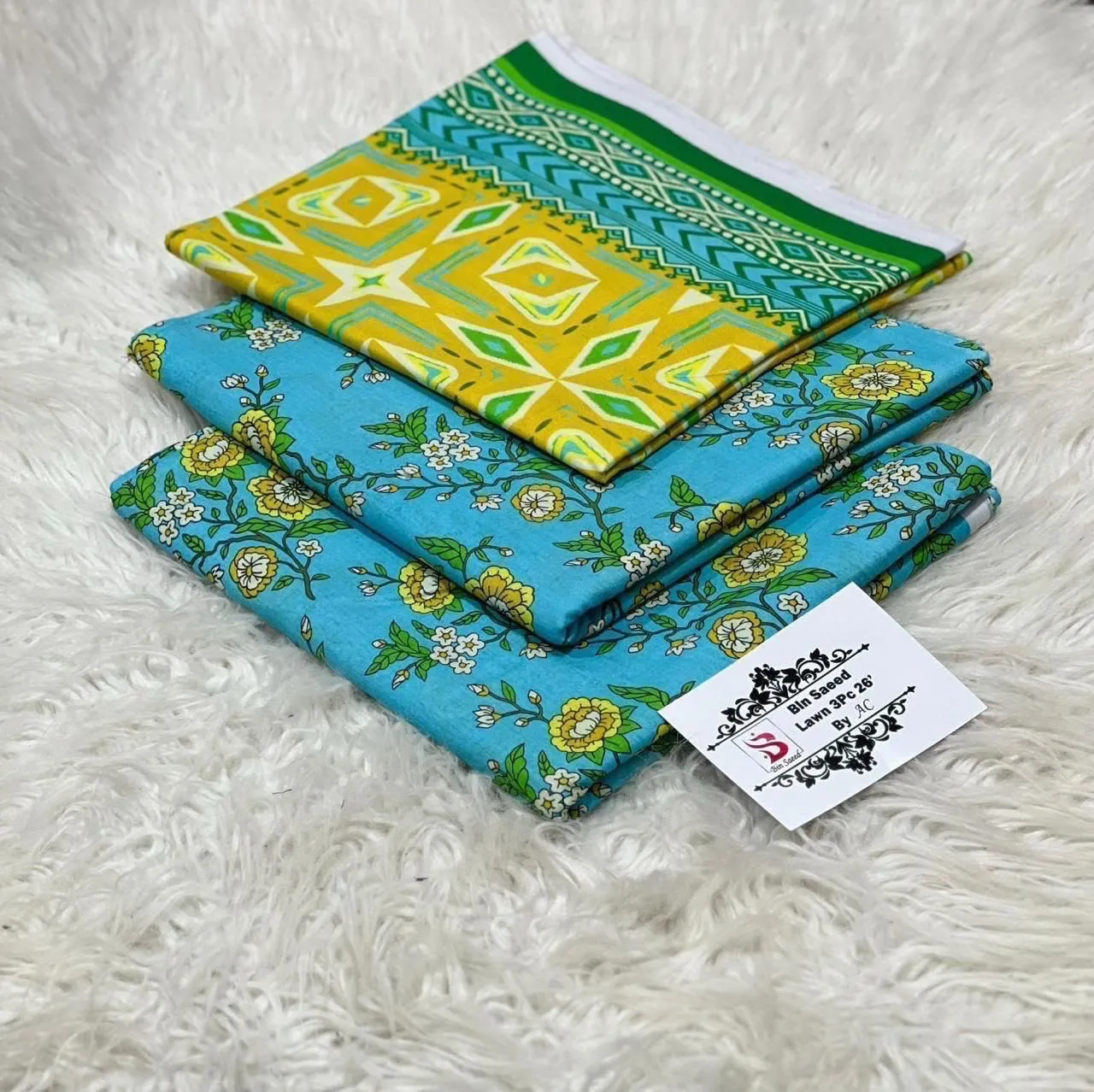 Bin Saeed Printed Lawn Suit 2026 (94)