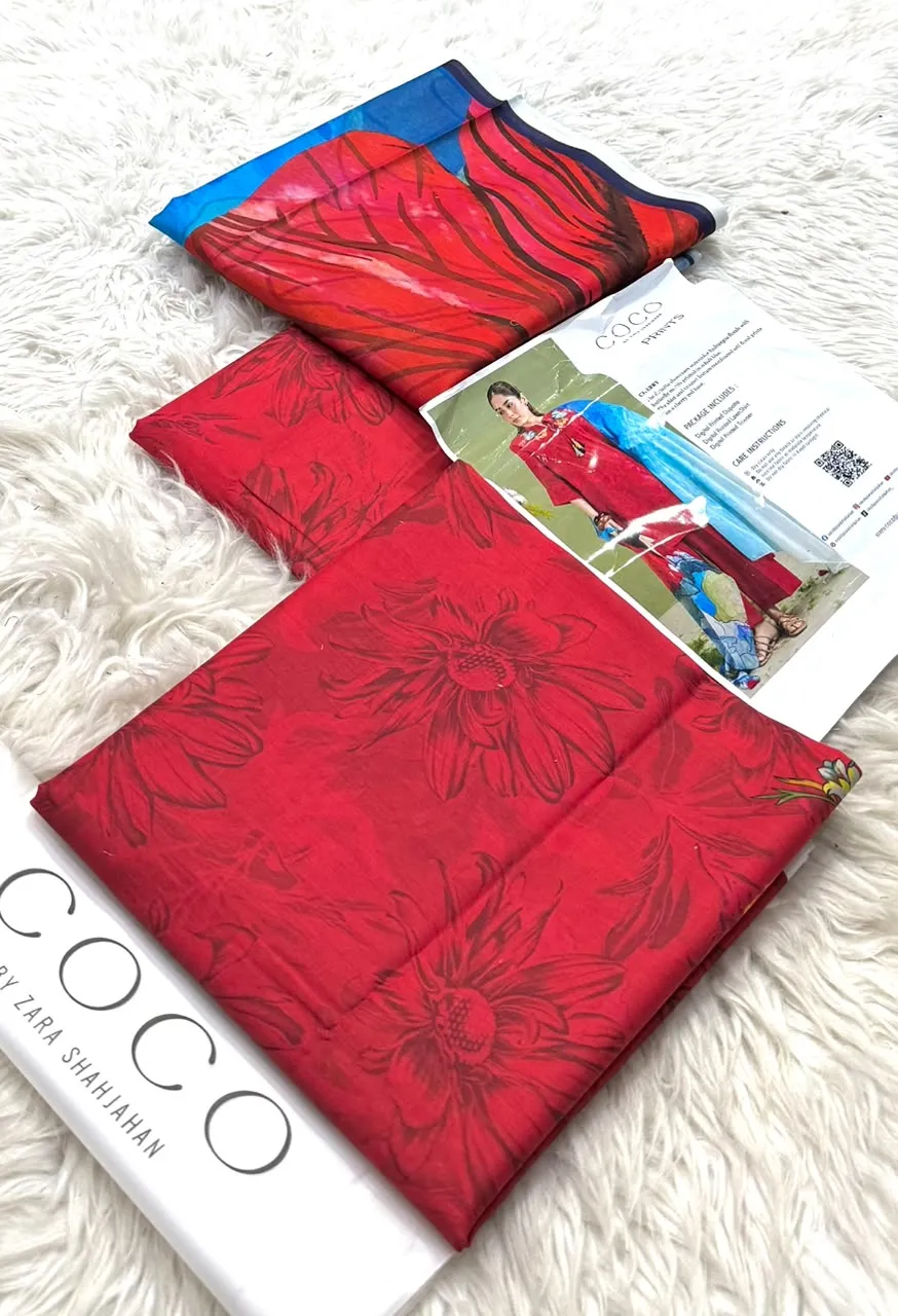 Coco By Shahjahan Lawn Suit 2026 (15)