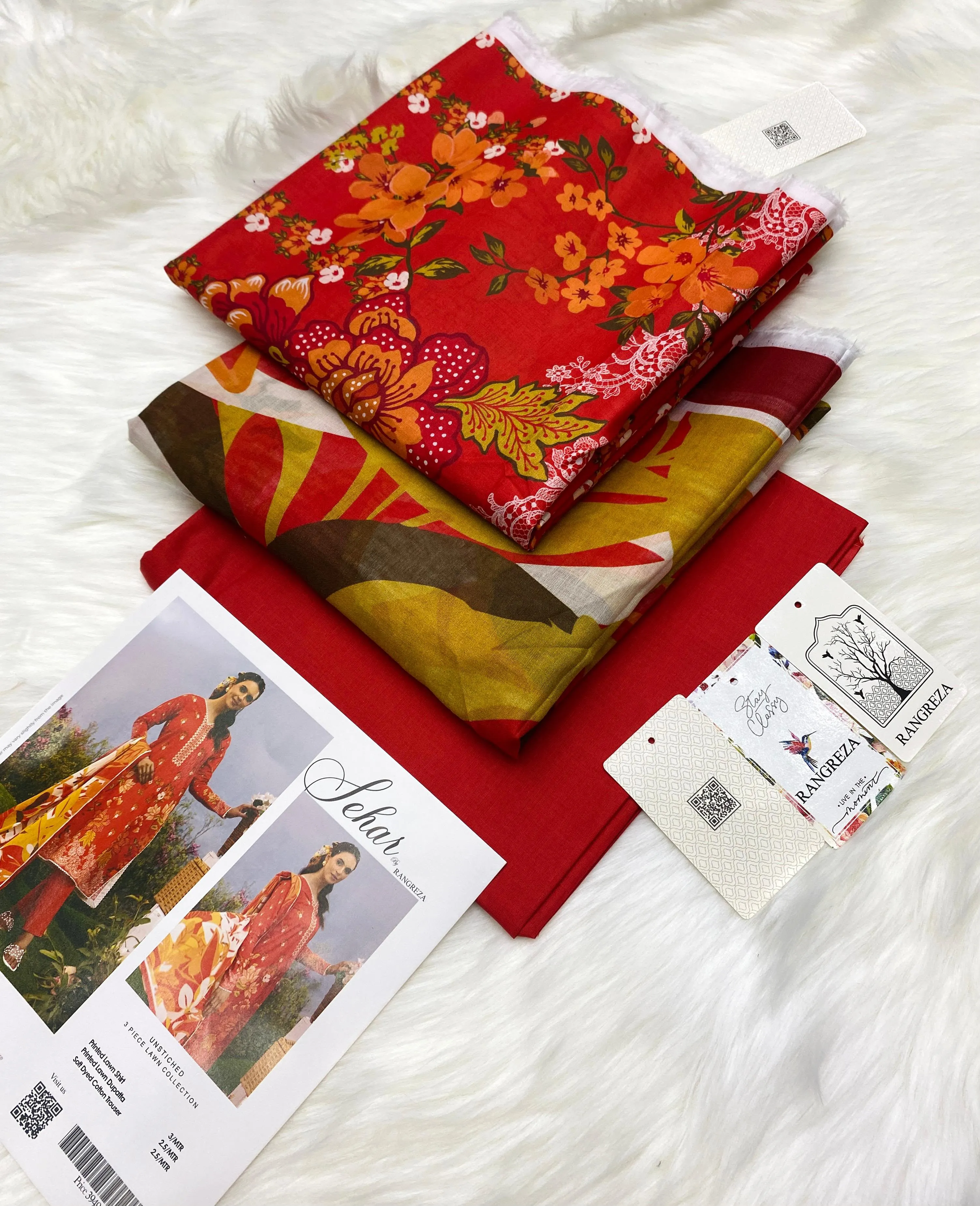Rangreeza By Sehar Lawn Suit 2026 | Digital Printed Collection