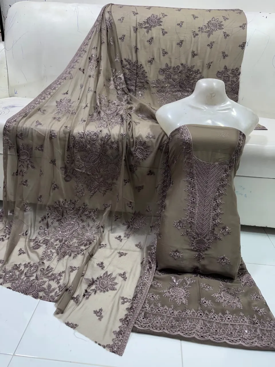 Bareeze Chiffon Dress (2)