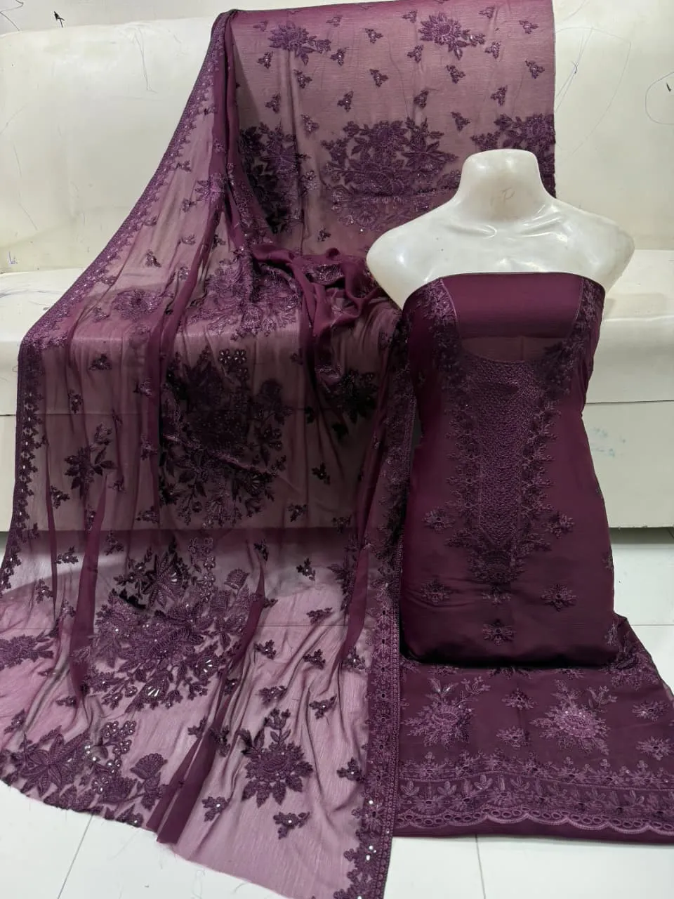 Bareeze Chiffon Dress (5)