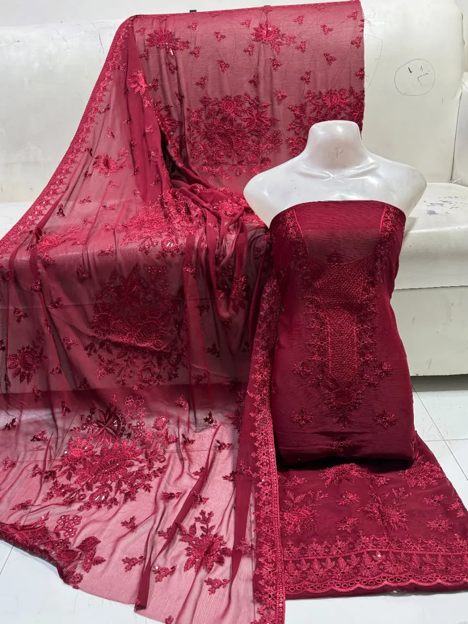 Bareeze Chiffon Dress (6)