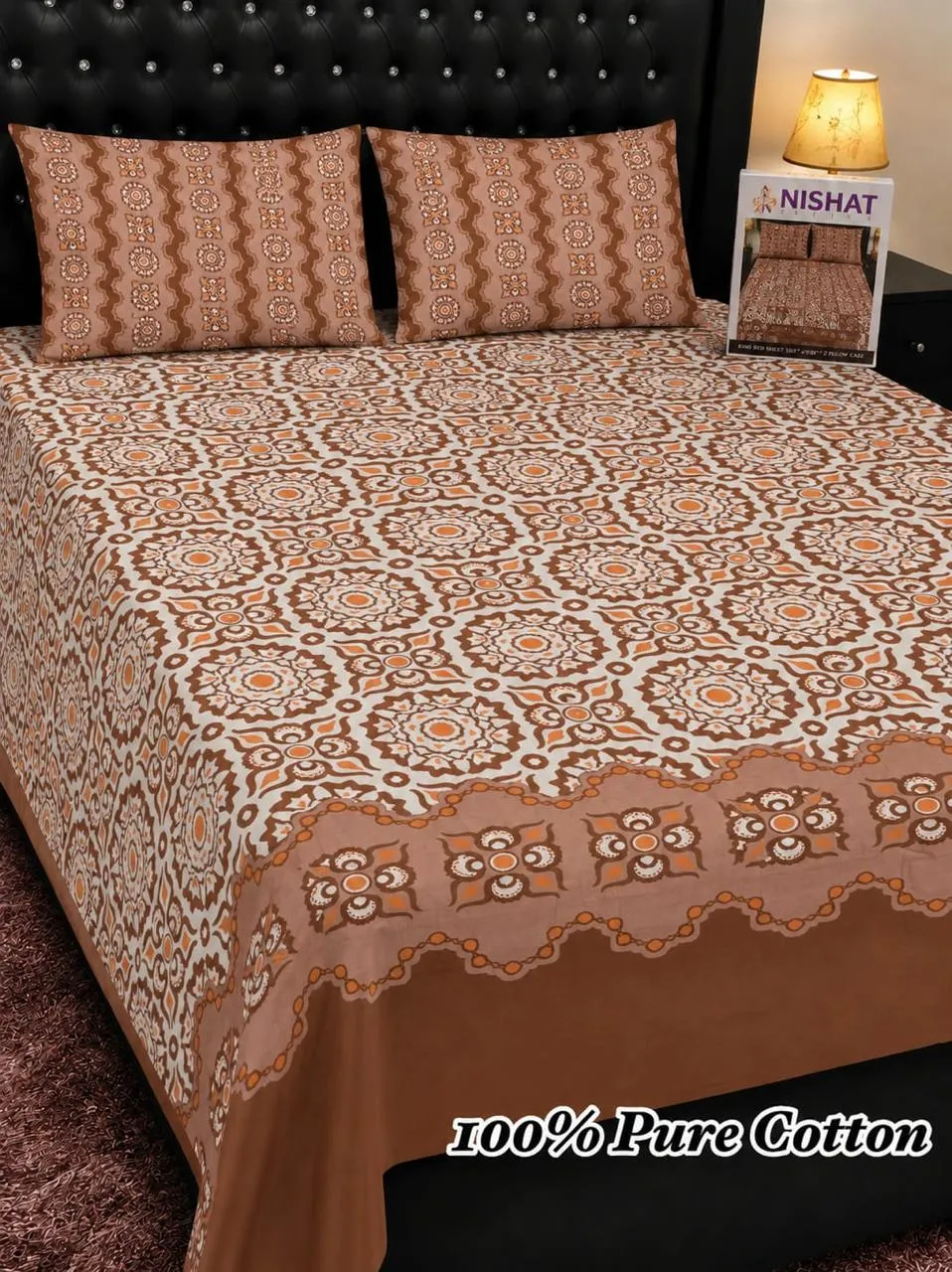 Pure Cotton Bedsheet Set (4)