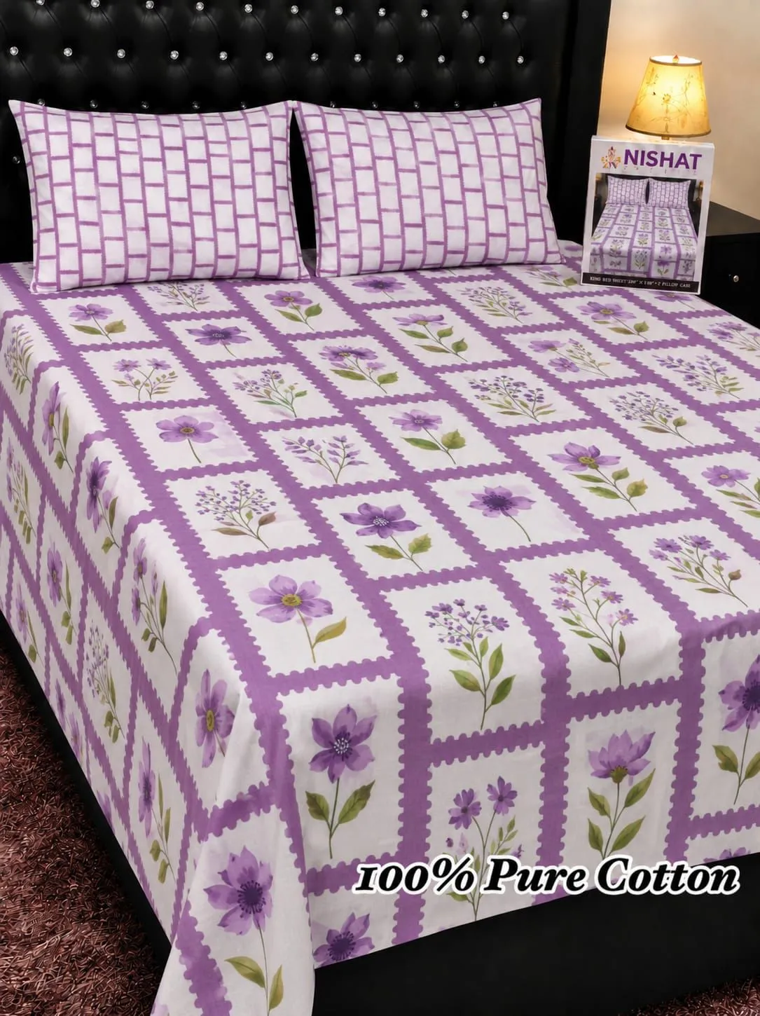 Pure Cotton Bedsheet Set (10)