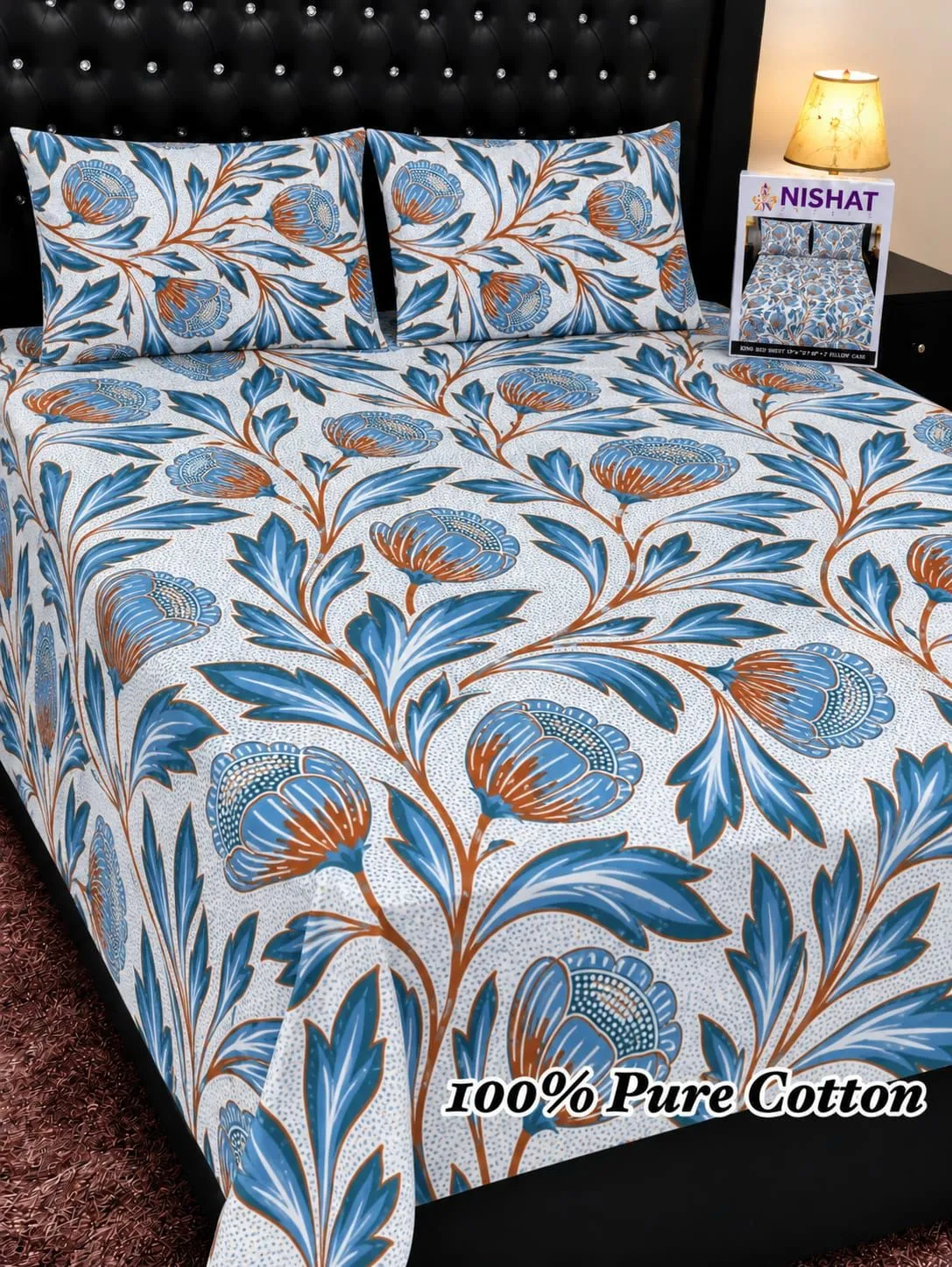 Pure Cotton Bedsheet Set (11)