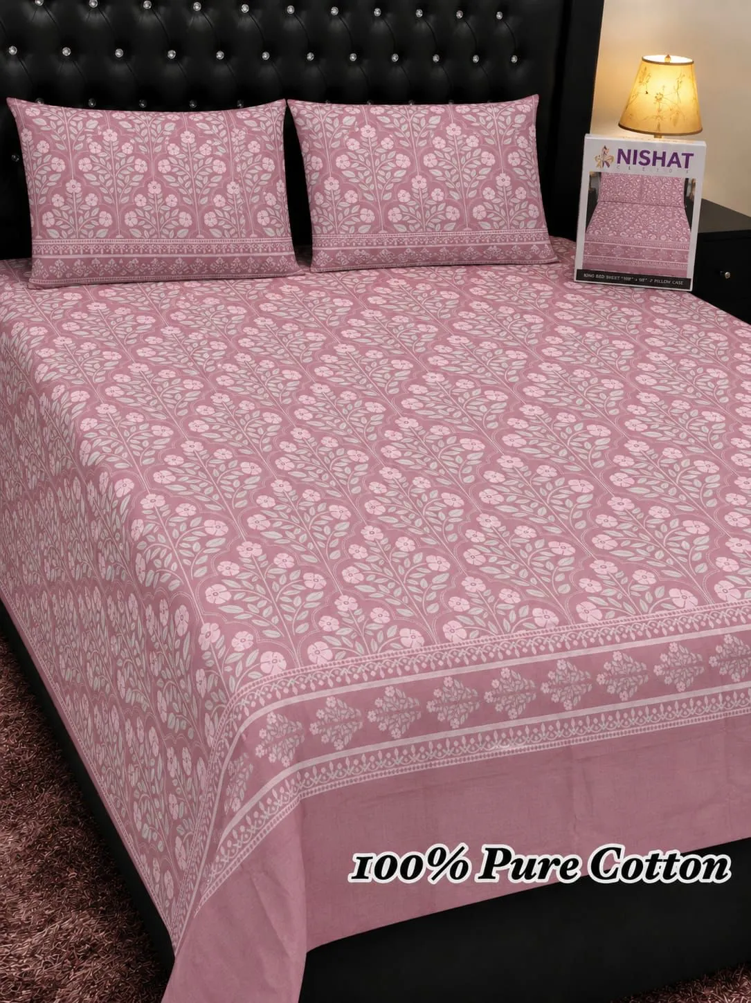 Pure Cotton Bedsheet Set (33)