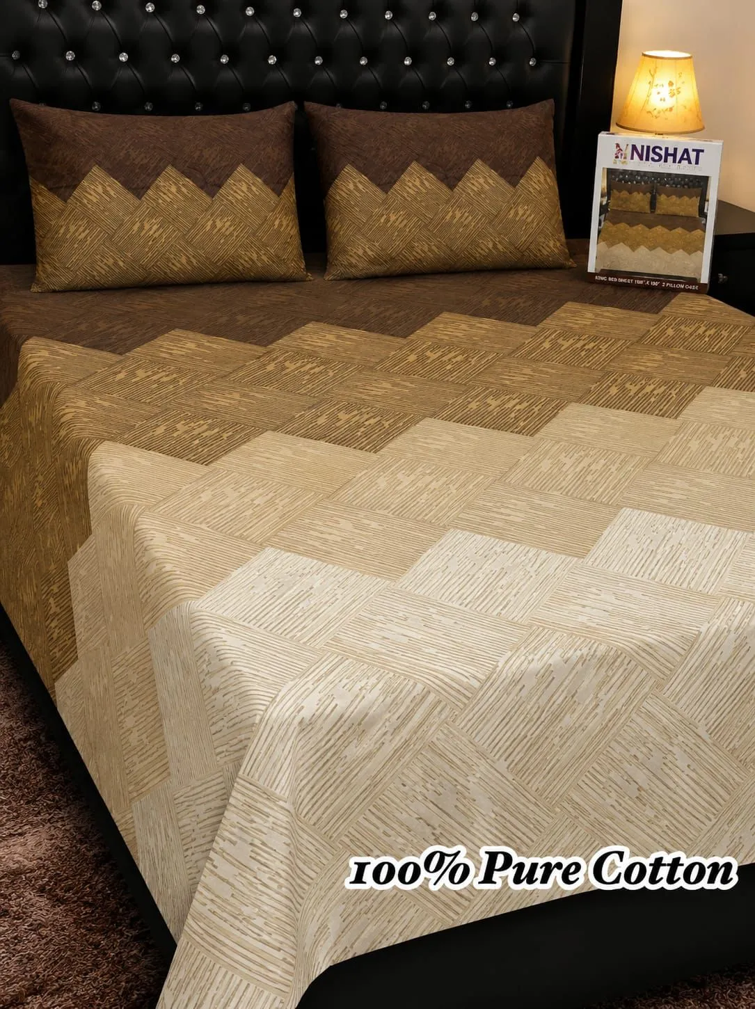 Pure Cotton Bedsheet Set (34)