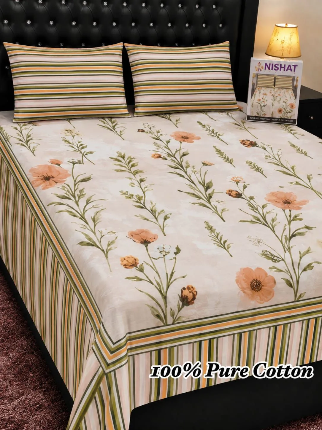 Pure Cotton Bedsheet Set (35)