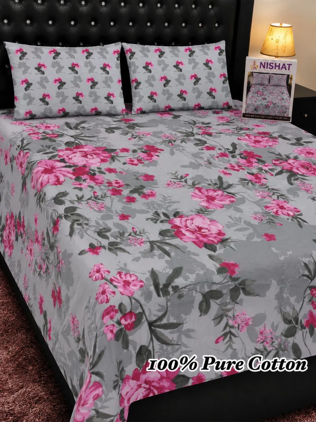 Pure Cotton Bedsheet Set (38)