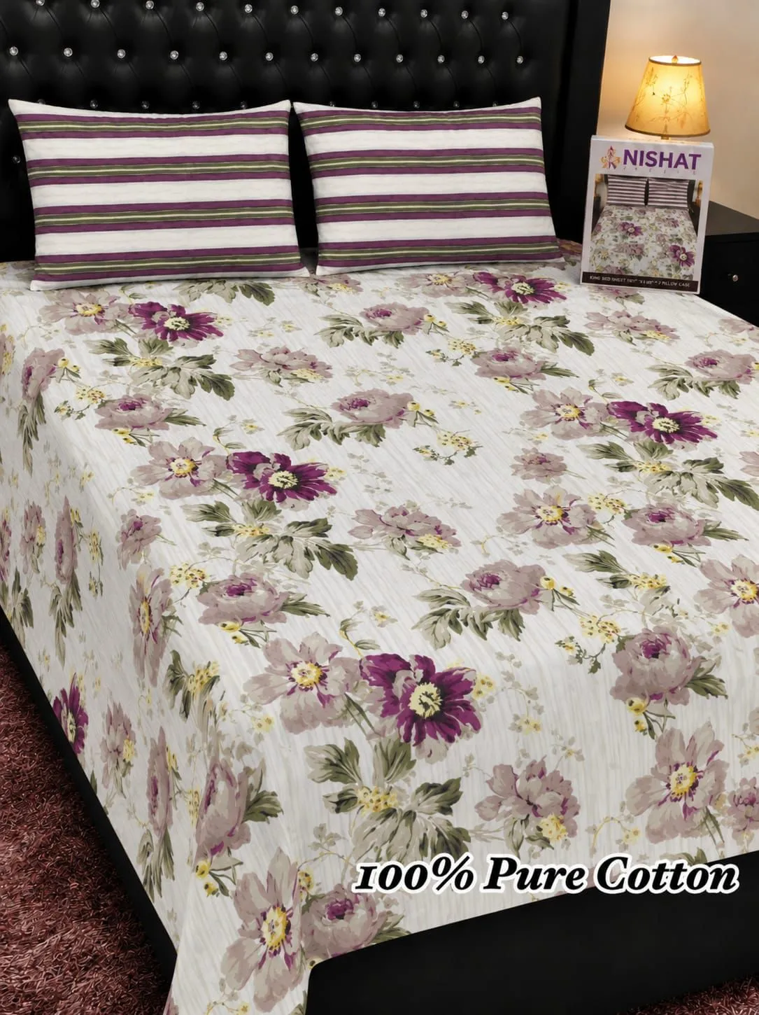 Pure Cotton Bedsheet Set (40)