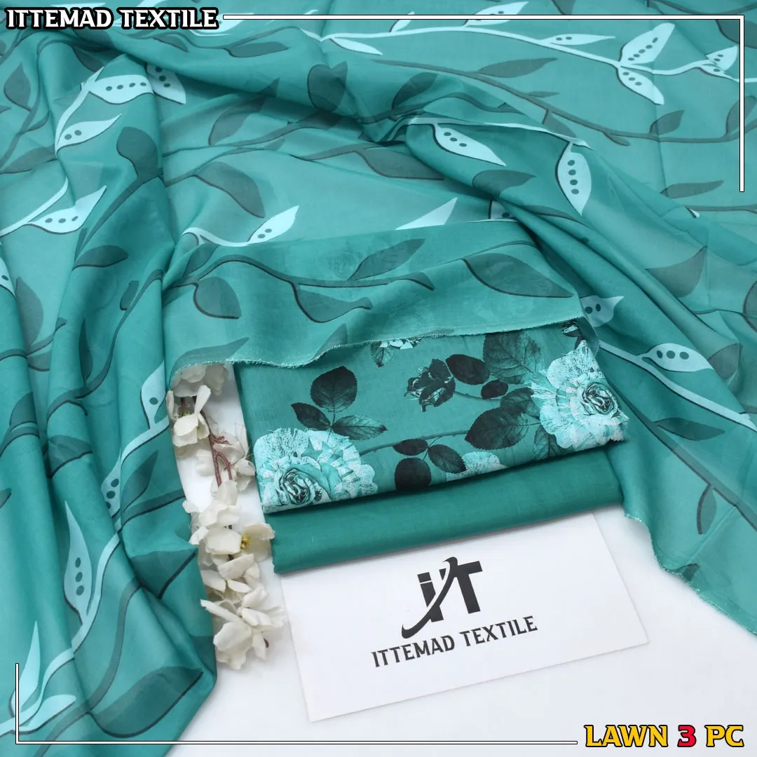 Ittimad Textile Lawn Suit 2026 (6)