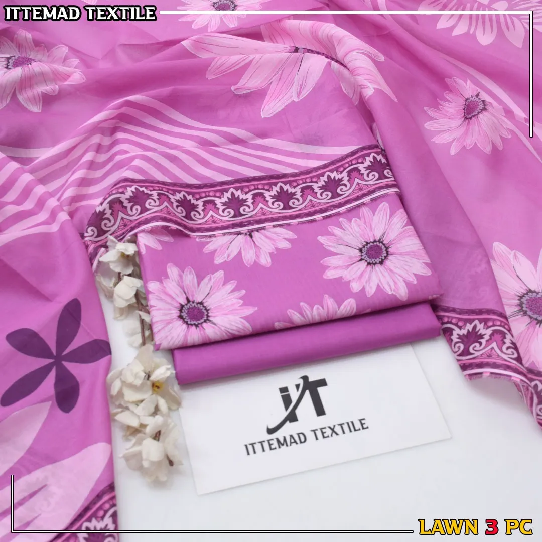Ittimad Textile Lawn Suit 2026 (11)