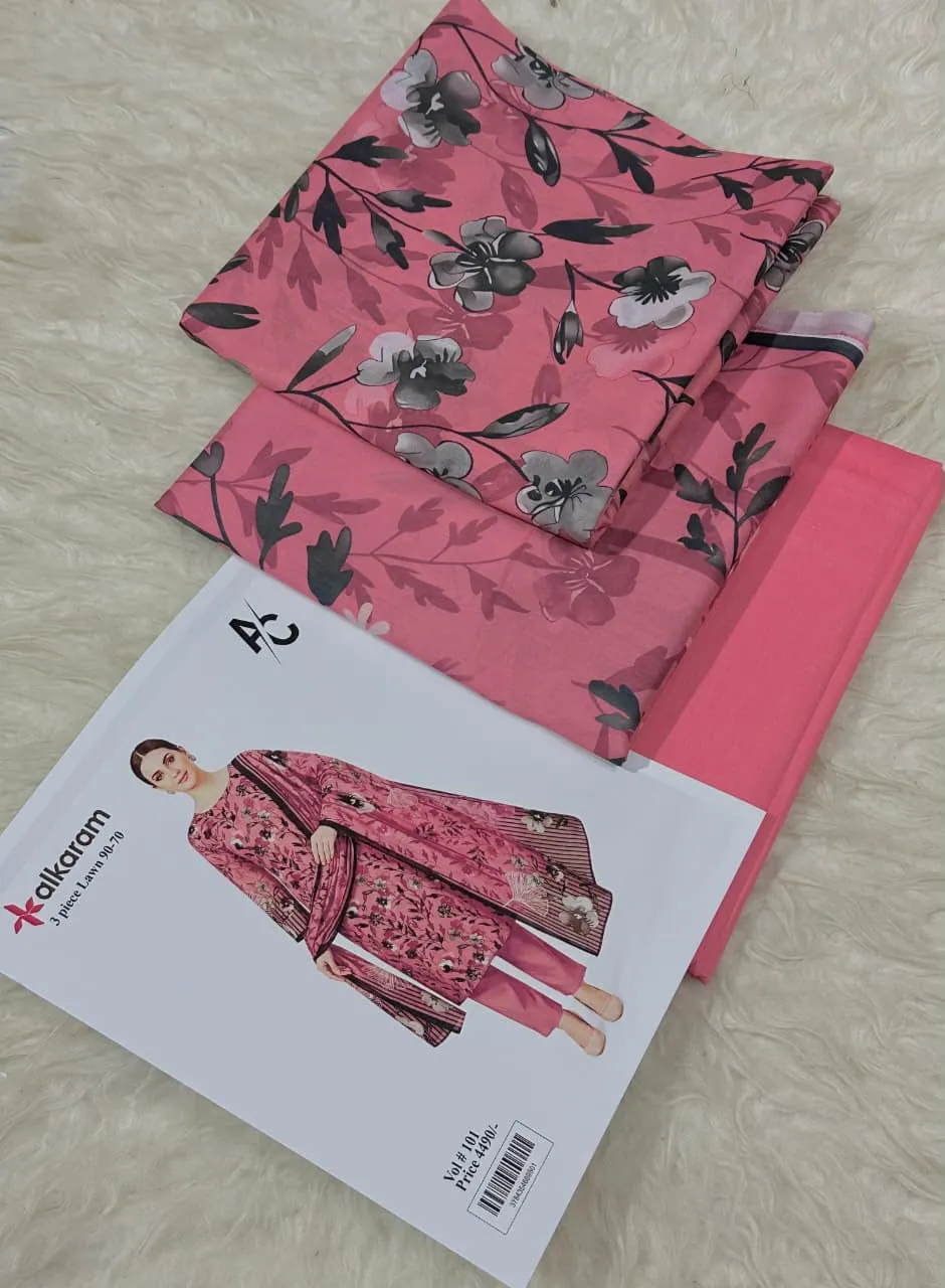 Alkaram Printed Lawn Suit 2026 (9)