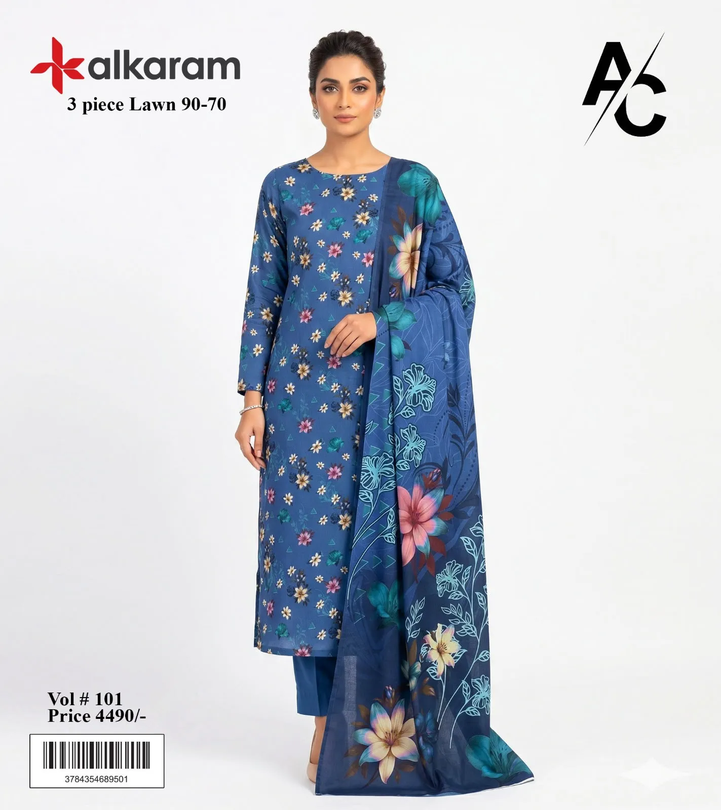 Alkaram Printed Lawn Suit 2026 (29)