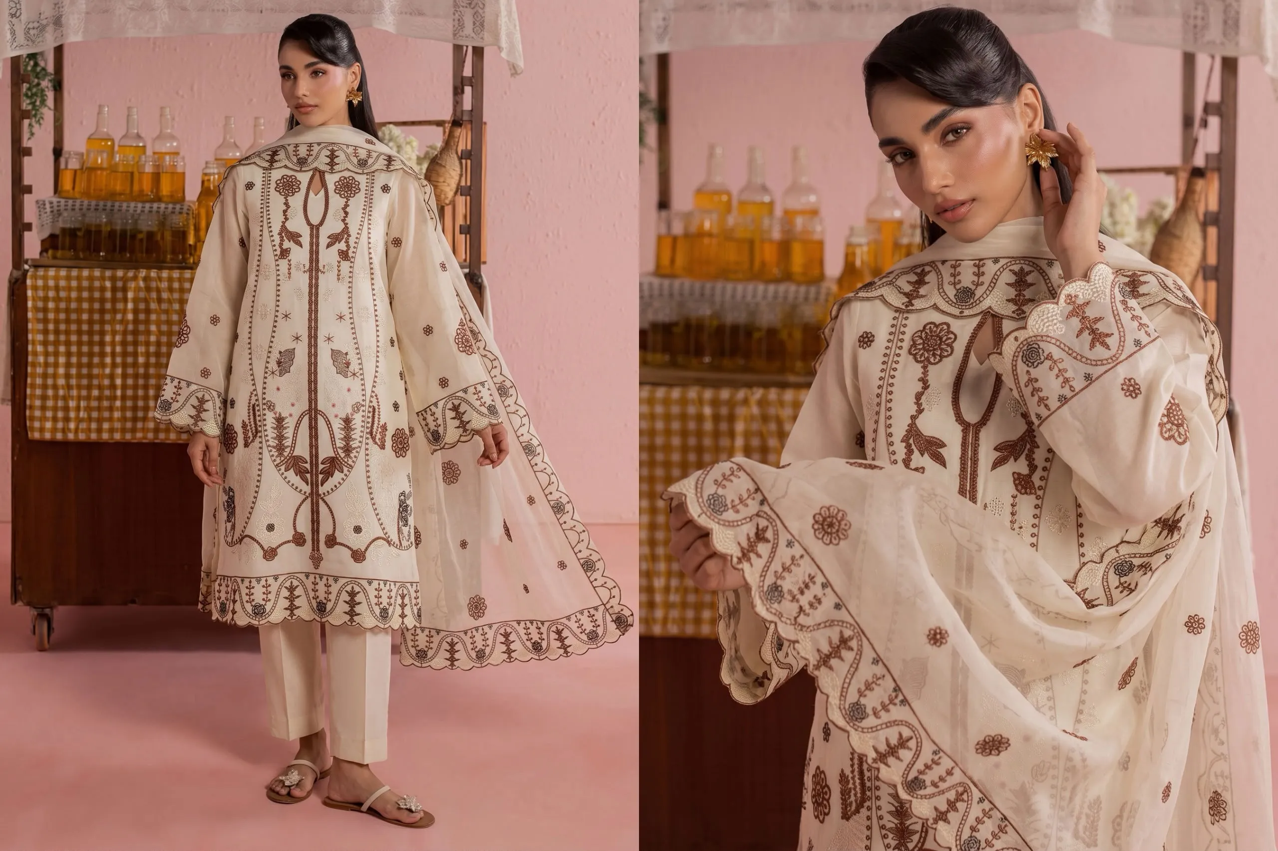 Aneela’s Embroidered Lawn Suit 2026 (4)