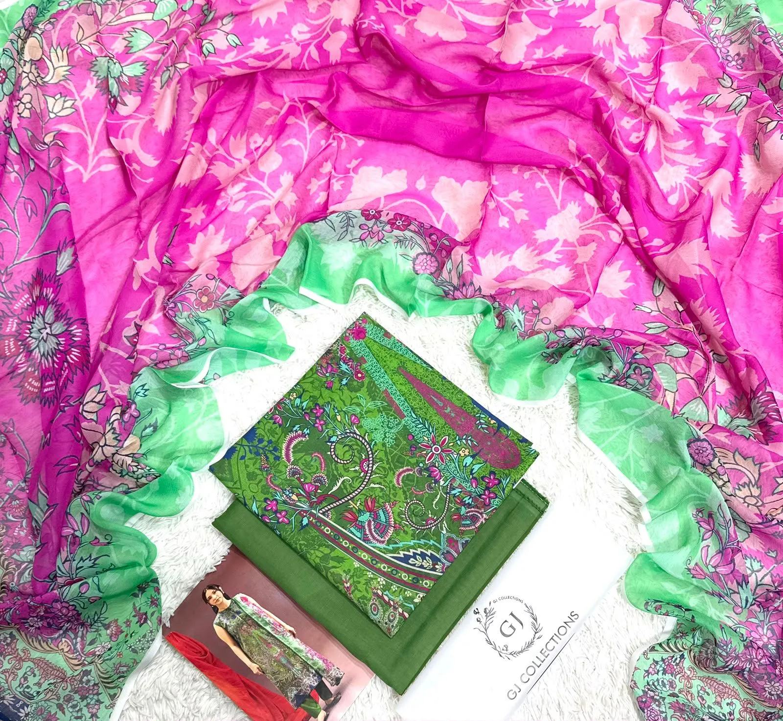 Gul-E-Zar By Gull Jee Lawn Suit 2026 | Original Printed Collection