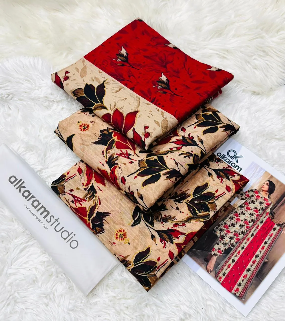 Alkaram Doria Lawn | 3 Piece Unstitched Collection