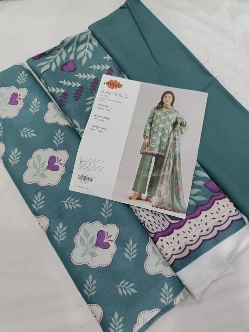 Khaadi Airjet Lawn | Digital Printed 3 Piece Collection