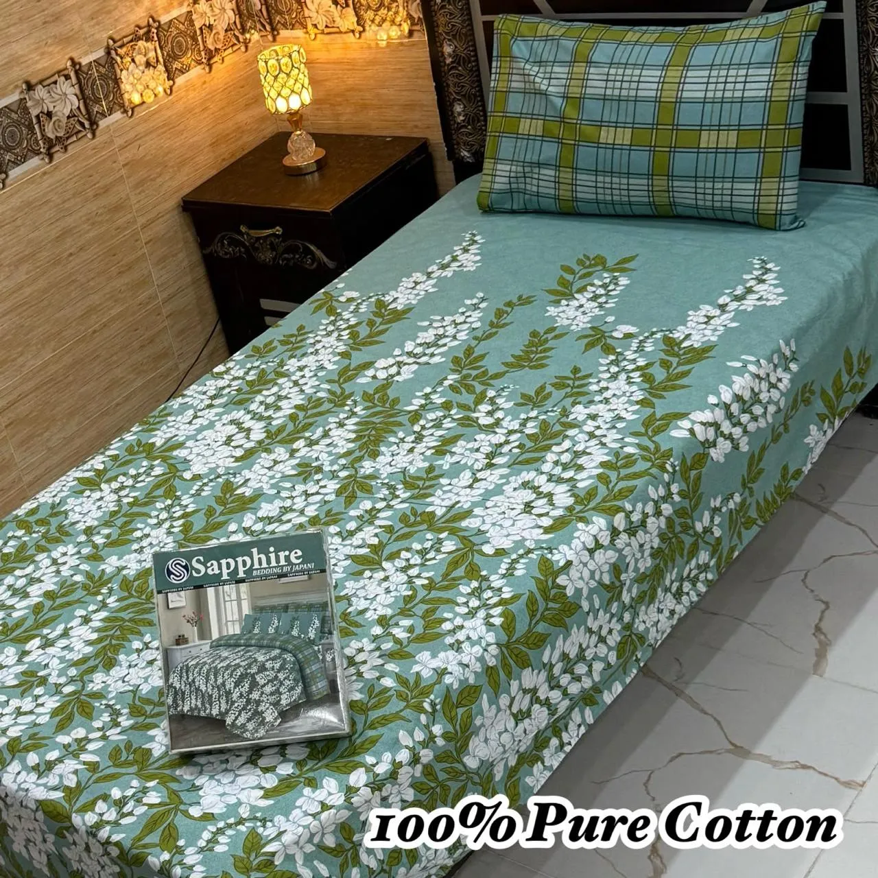 Pure Cotton Single Bedsheet Set | 4 Piece Bedding Collection