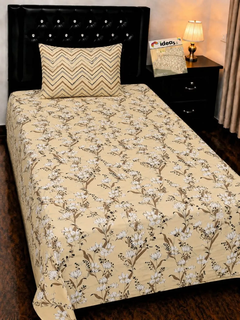 Pure Cotton Single Bedsheet Set | 4 Piece Cotton Collection