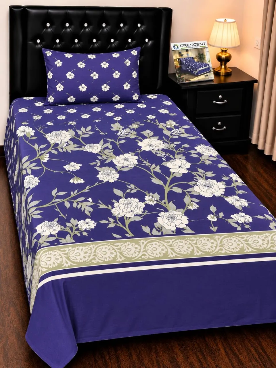 Pure Cotton Single Bedsheet Set (2)
