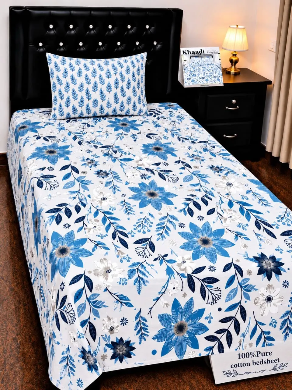 Pure Cotton Single Bedsheet Set (3)