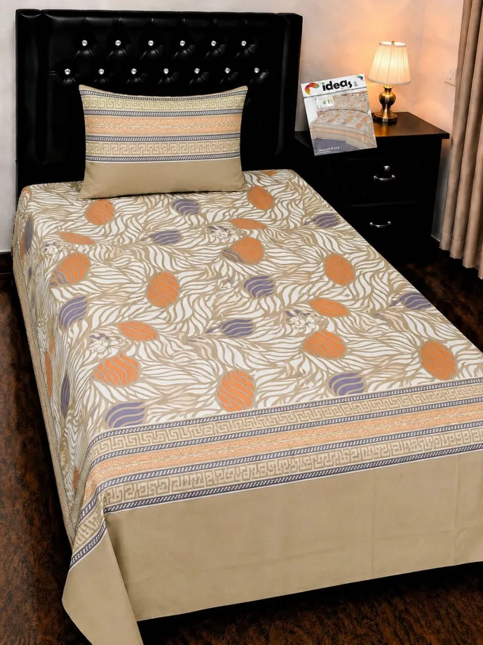 Pure Cotton Single Bedsheet Set (4)