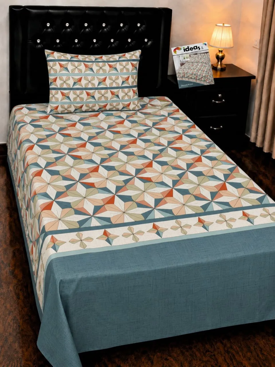 Pure Cotton Single Bedsheet Set (5)