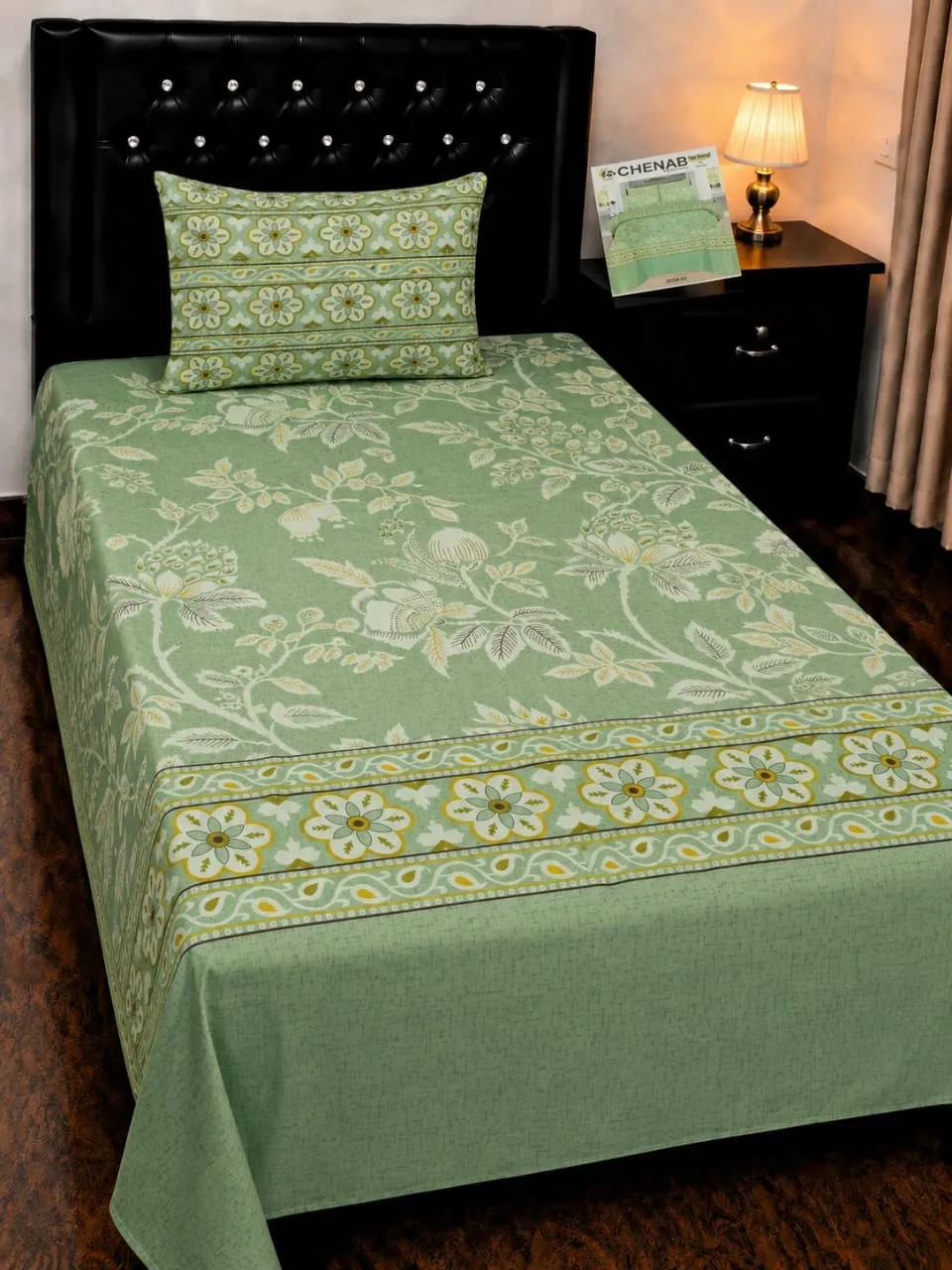 Pure Cotton Single Bedsheet Set (8)