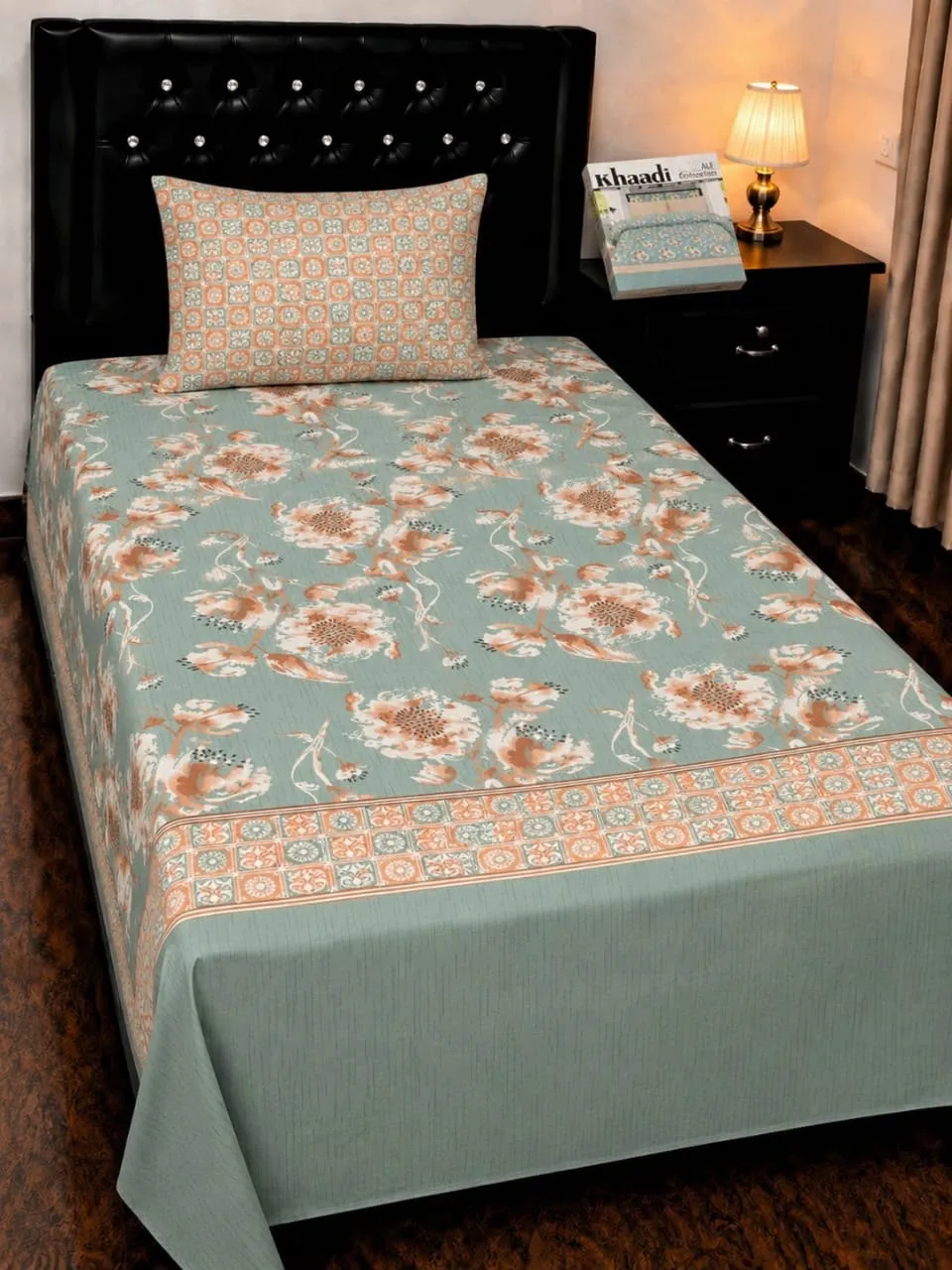 Pure Cotton Single Bedsheet Set (10)