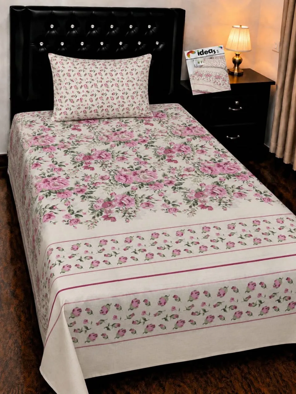 Pure Cotton Single Bedsheet Set (14)