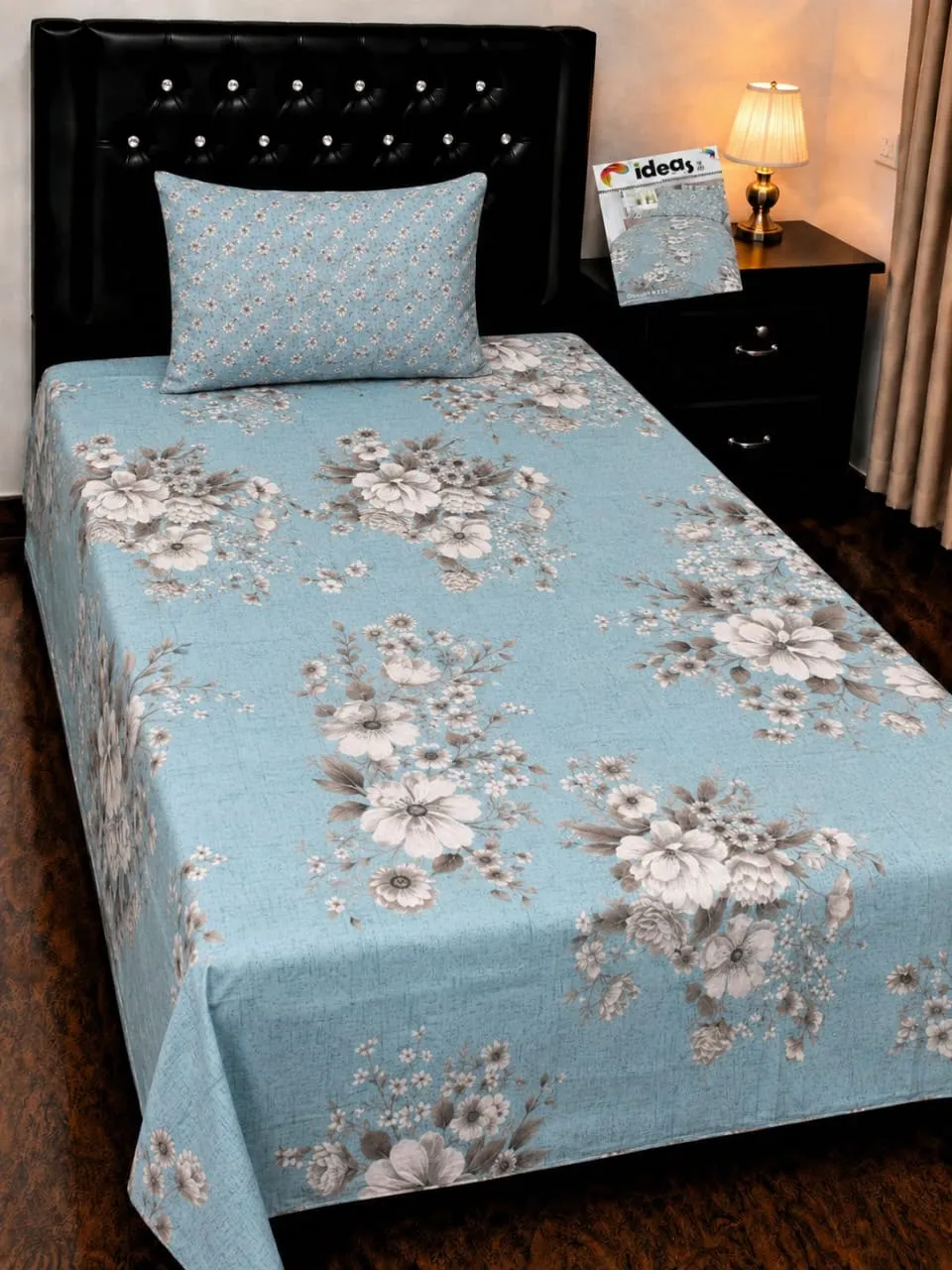 Pure Cotton Single Bedsheet Set (20)