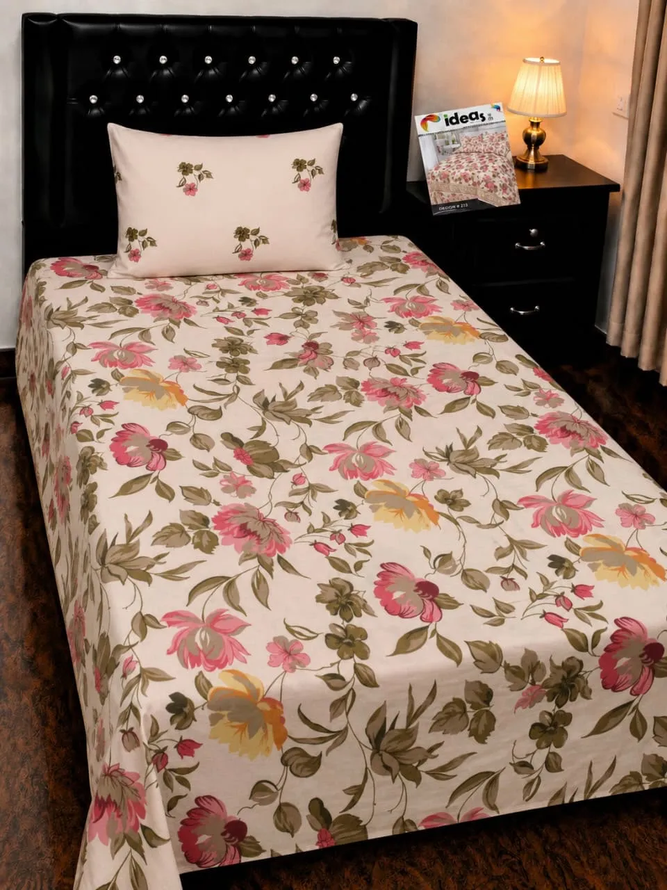 Pure Cotton Single Bedsheet Set (21)