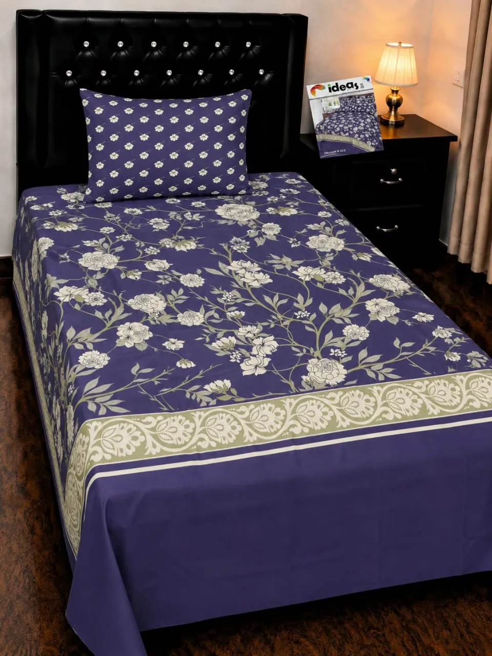 Pure Cotton Single Bedsheet Set (22)