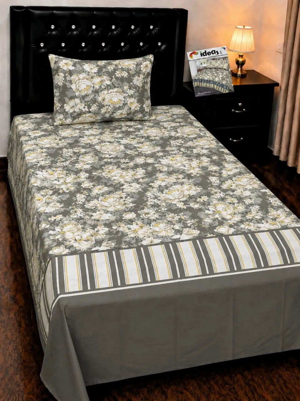 Pure Cotton Single Bedsheet Set (23)