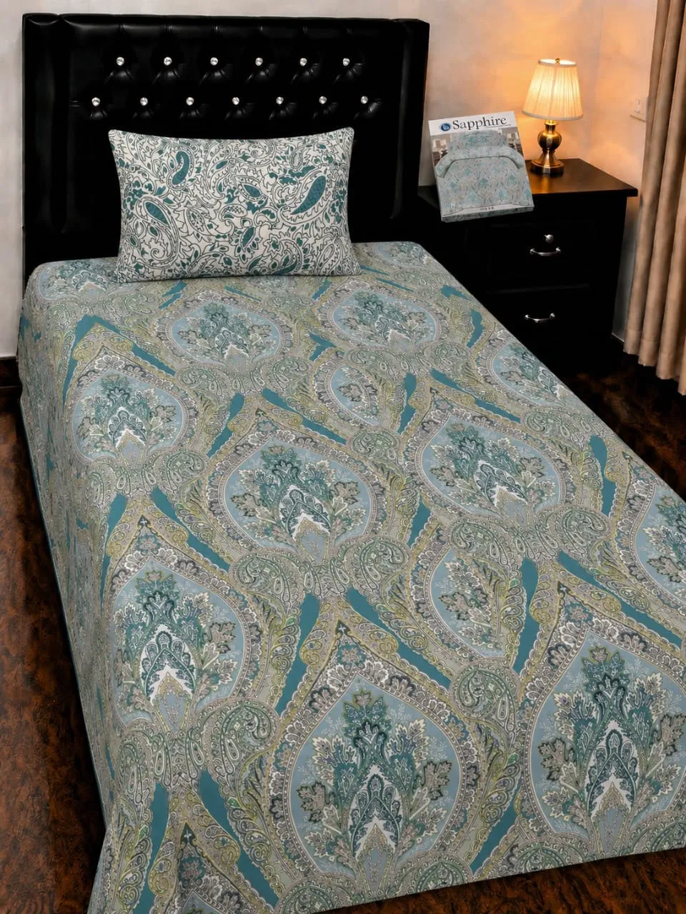 Pure Cotton Single Bedsheet Set (27)