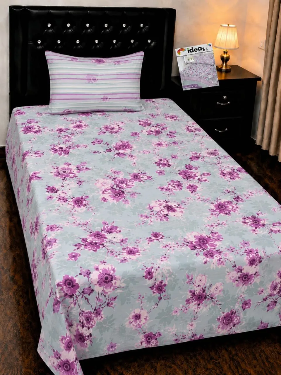 Pure Cotton Single Bedsheet Set (29)