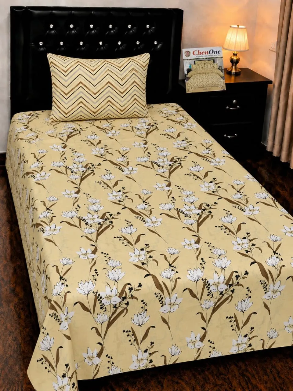 Pure Cotton Single Bedsheet Set (30)