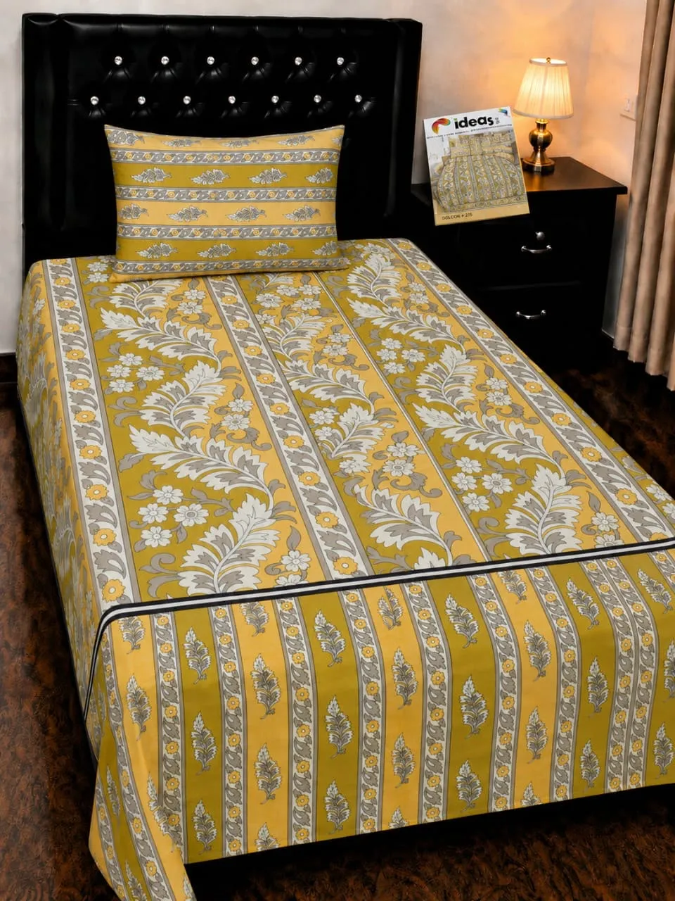 Pure Cotton Single Bedsheet Set (31)