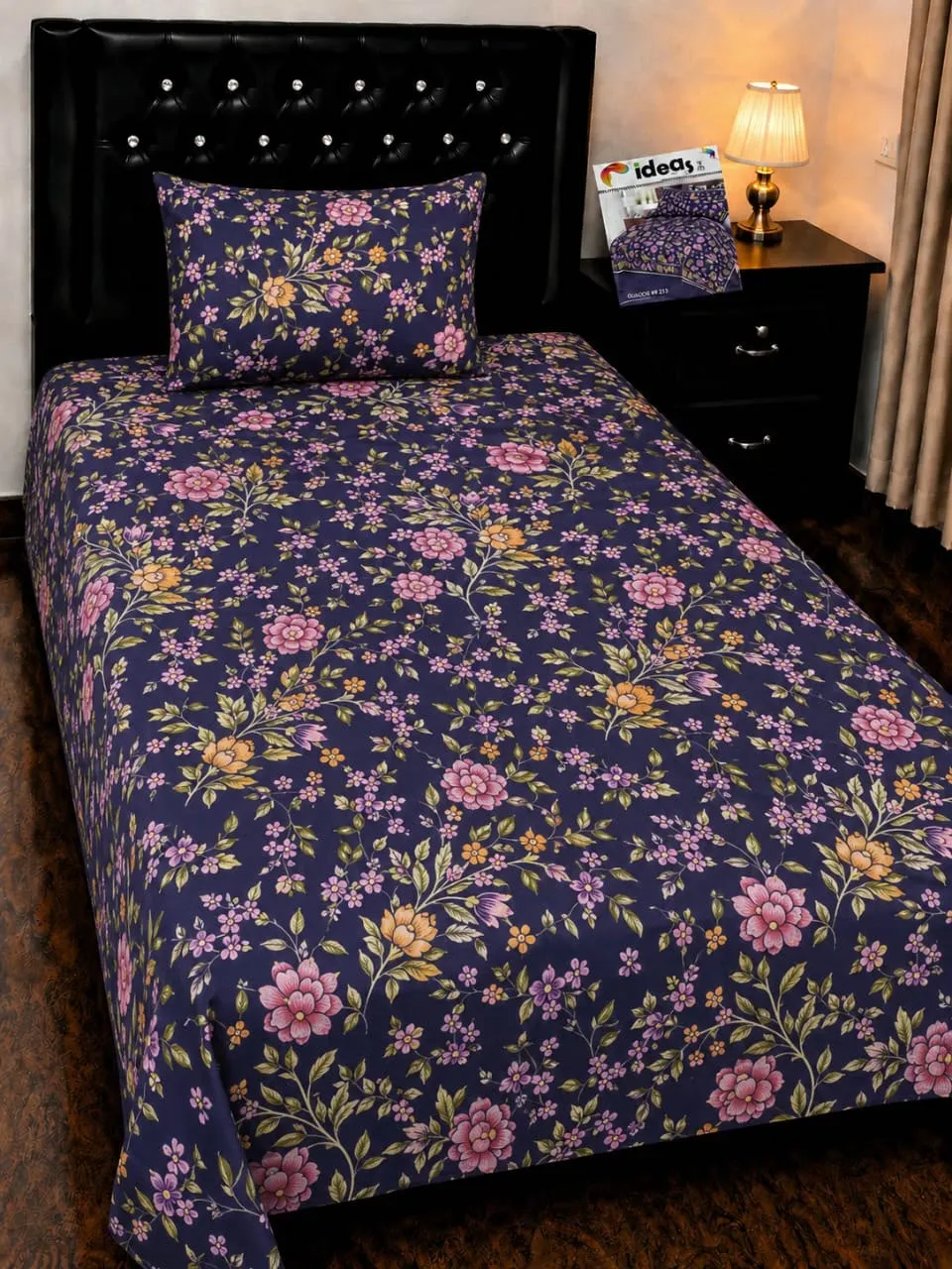 Pure Cotton Single Bedsheet Set (33)