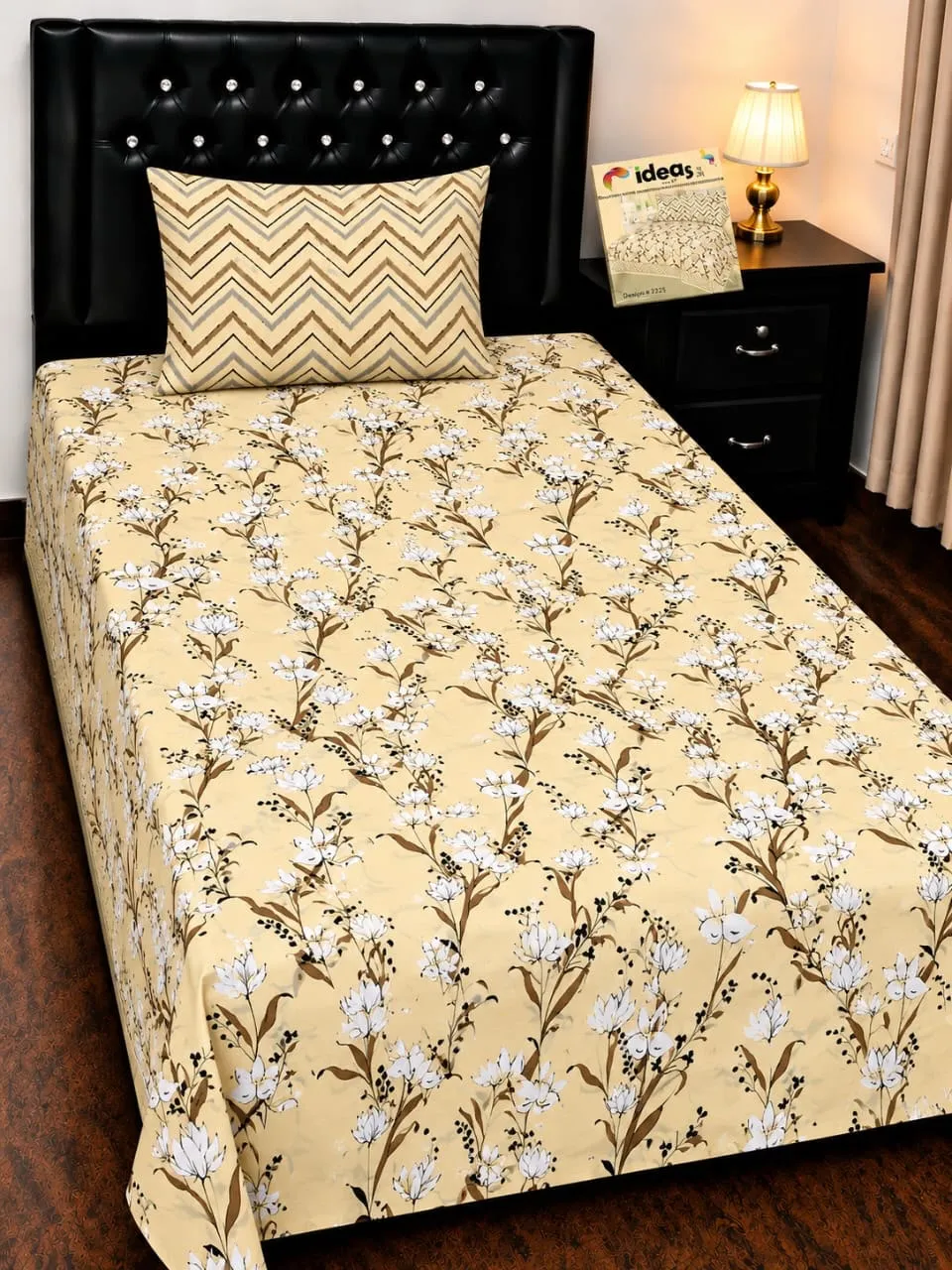 Pure Cotton Single Bedsheet Set (34)