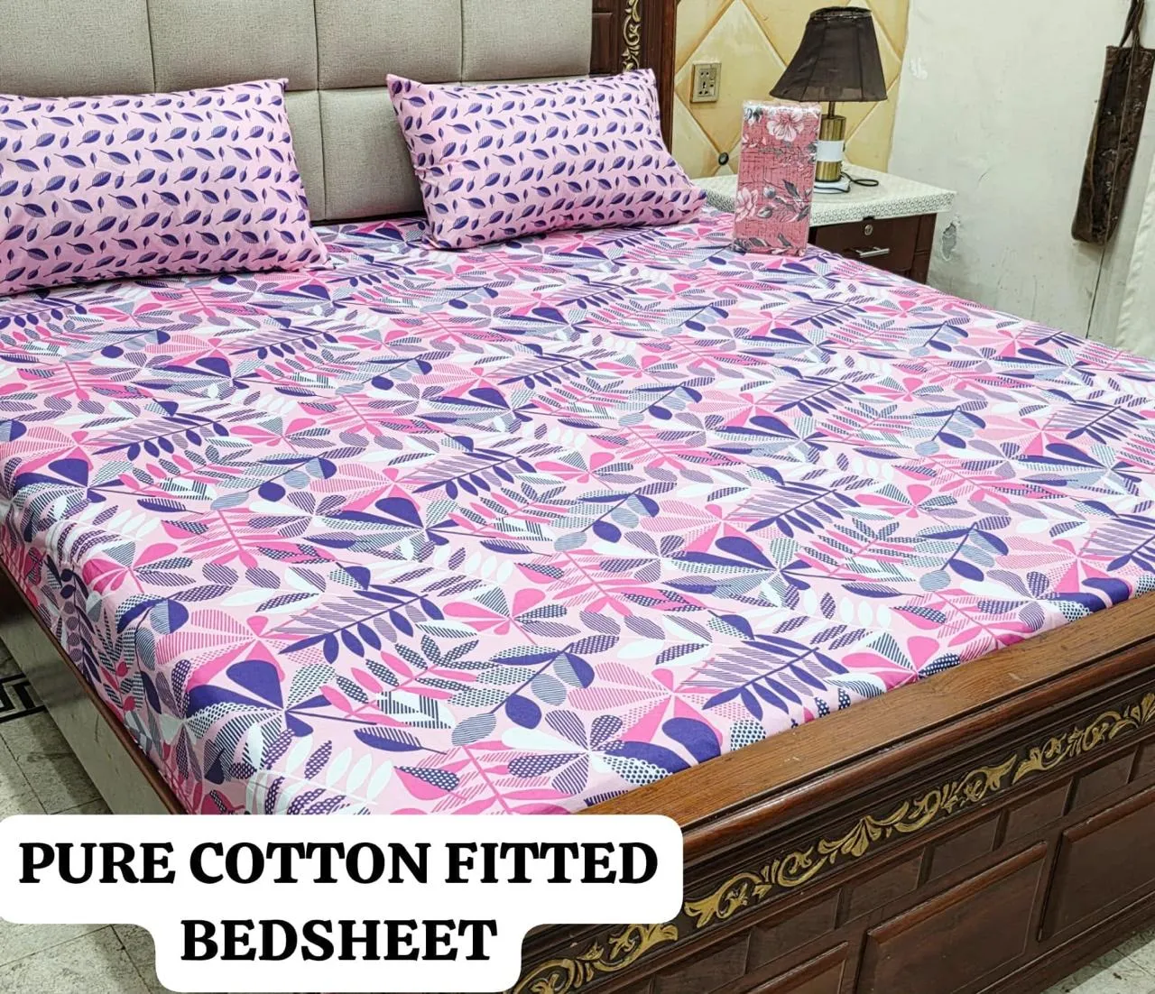 Pure Cotton Fitted Bedsheet (12)