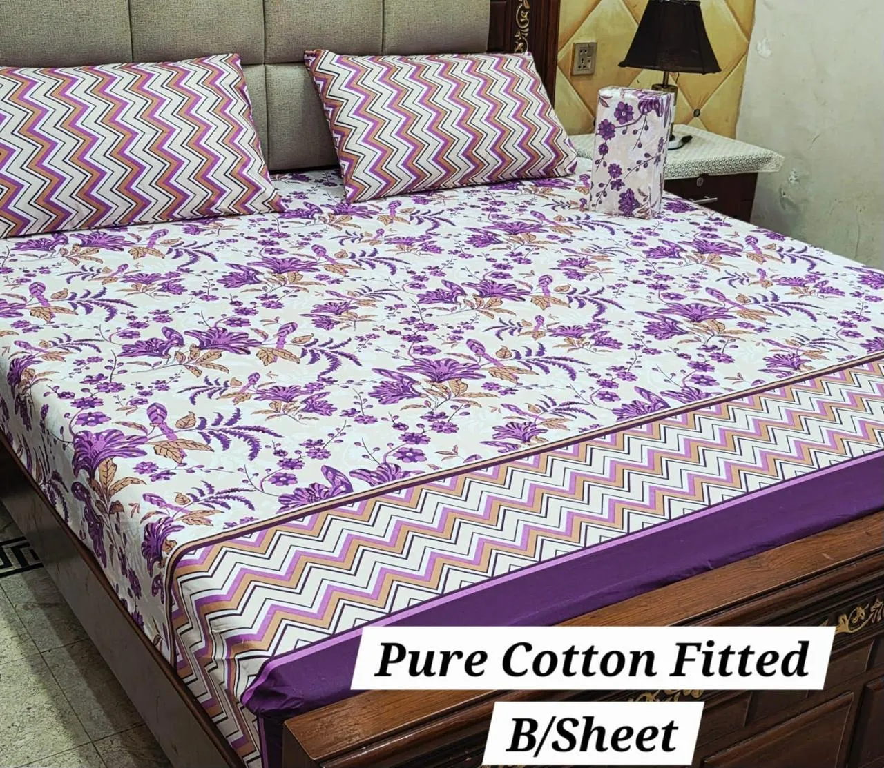 Pure Cotton Fitted Bedsheet (16)